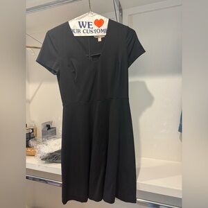 Black A-line Banana Republic dress - can be used for work or cocktail!